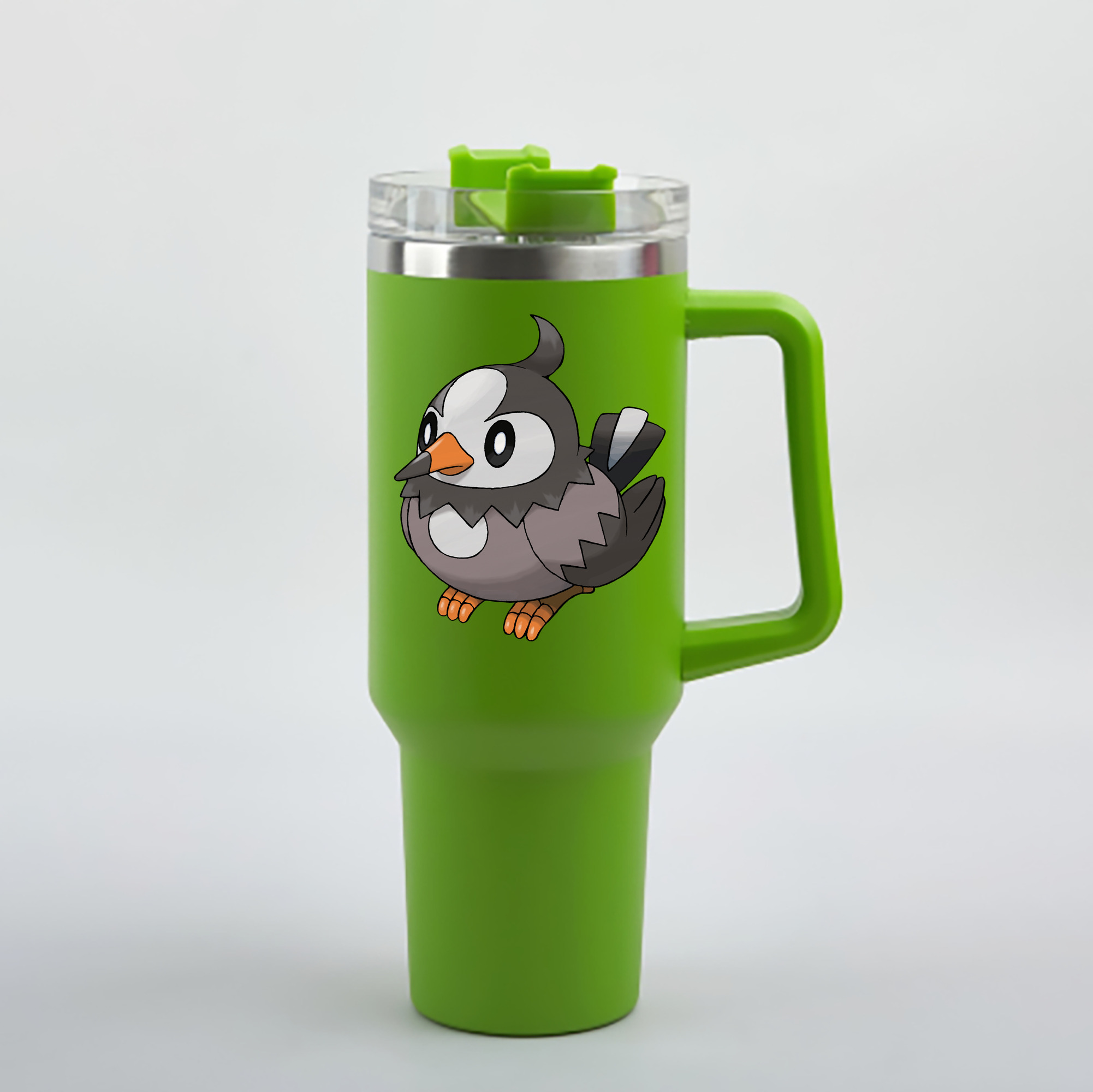 （画像用） ポケットモンスター Pokémon 1200mL車用タンブラー - クリスタルステッカー（プラスチックストロー付き）